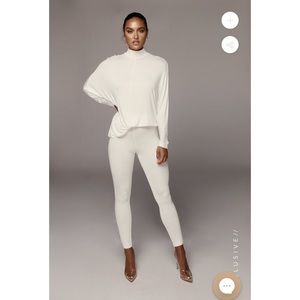 JLUX ivory Tasha leggings